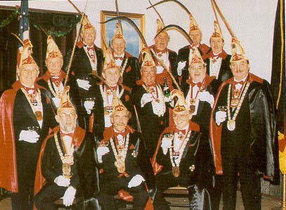 The Elferrad, the representitives of the initial members of the RVMS.