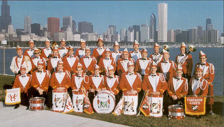 The Fanfaren Corps on Chicago's Lakefront.